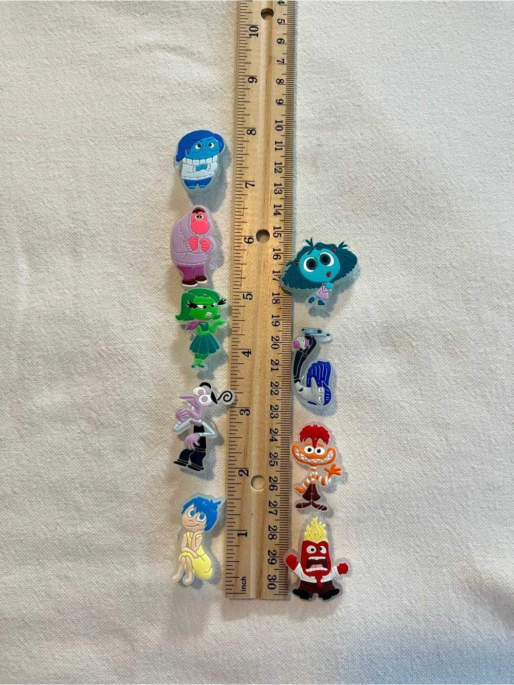 Jibbitz Inside Out Characters Shoe Charms - Set of 16 Glow In The  Dark NWT